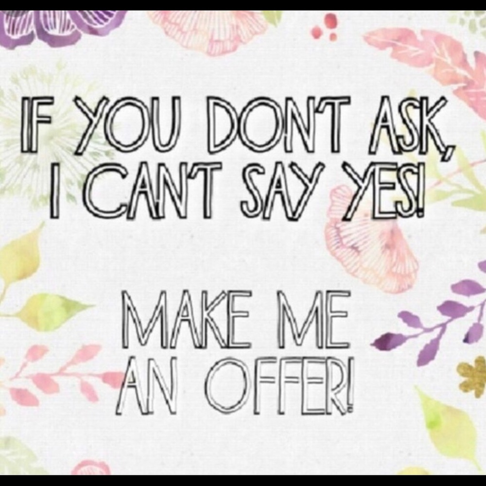 MAKE AN OFFER! ✨